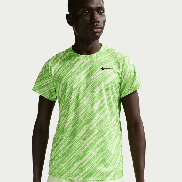 Nike Court Victory Printed T-Shirt - Mean Green/Black
