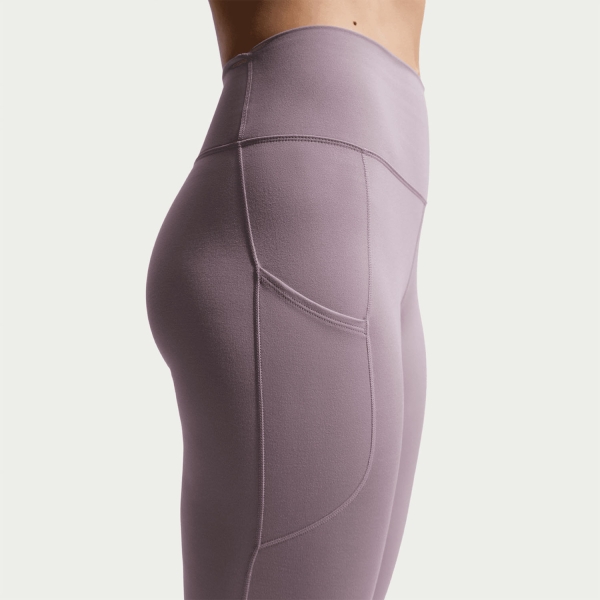 Nike One Logo 7/8 Tights - Light Violet Ore/White