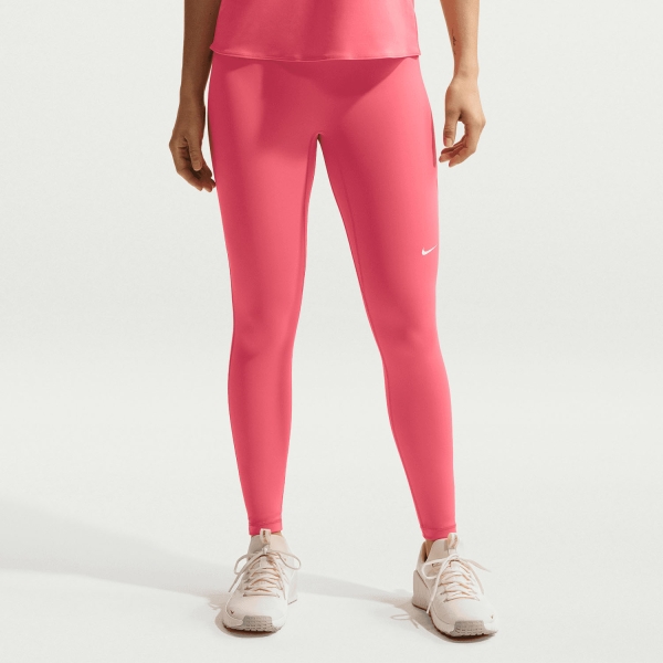 Pantalones y Tights de Tenis Mujer Nike Pro Tights  Sea Coral/White IQ0886897