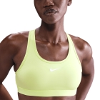 Nike Swoosh Dri-FIT Sports Bra - Light Lemon Twist/White