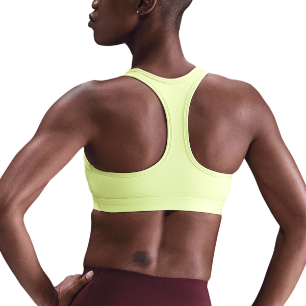 Nike Swoosh Dri-FIT Sports Bra - Light Lemon Twist/White