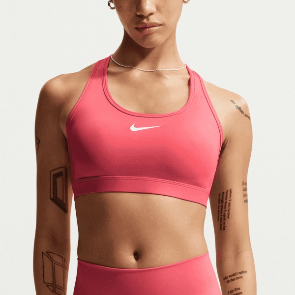  Nike Swoosh DriFIT Sujetador Deportivo  Sea Coral/White DX6821897