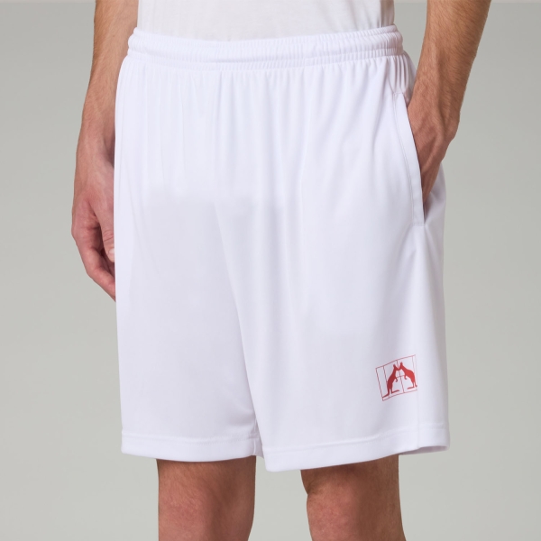 Pantalones Cortos Tenis Hombre Australian New Basic 7.5in Shorts Bianco PAUSH0011002