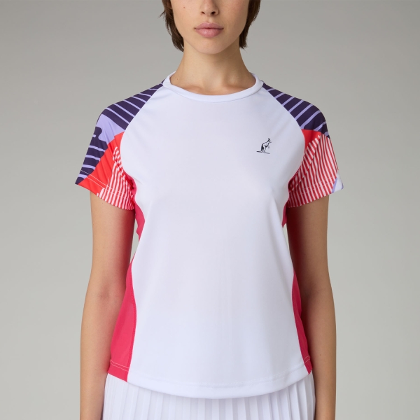 Magliette e Polo Tennis Donna Australian Court Absynth Ace Maglietta  Bianco TEDTS0047002