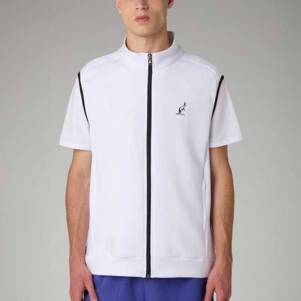 Chaquetas Tenis Hombre Australian New Energy Shot Chaleco Bianco TEUGI0010002