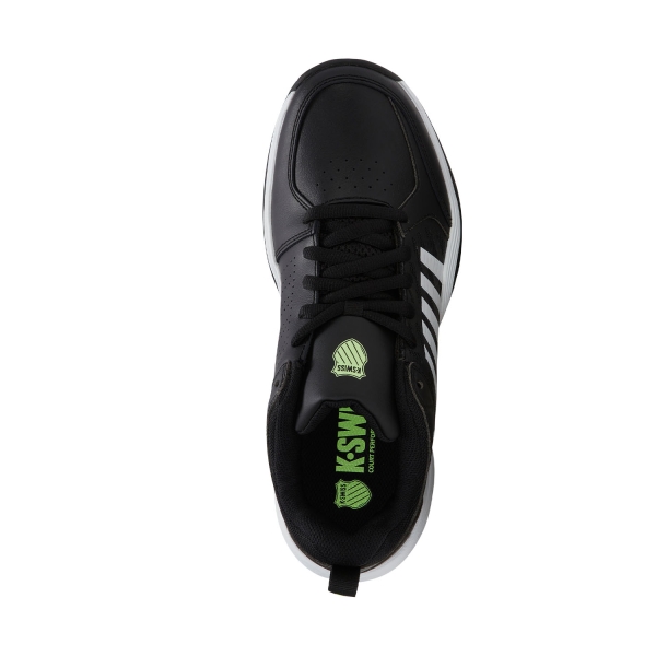 K-Swiss Court Express 2 Clay - Black/White/Soft Neon Green