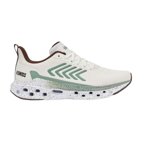 Scarpe Tennis Uomo KSwiss Melrose Tubes Lite  Snow White/Iceberg Green/Shopping Bag/White 04494140M