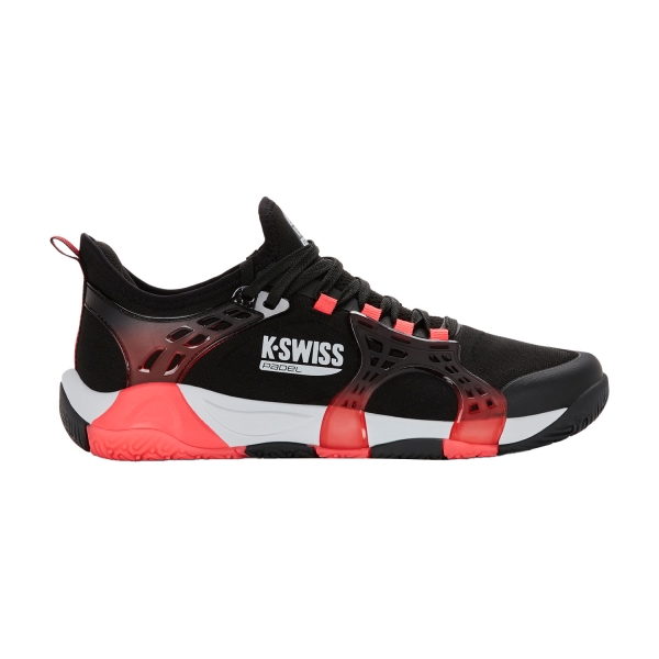 Padel Shoes KSwiss KFrame Padel  Black/Micro Chip/Neon Lava 04597074M