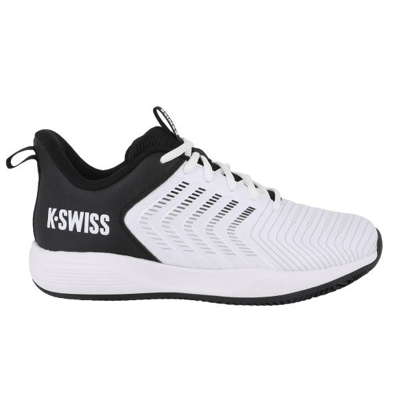 Scarpe Tennis Uomo KSwiss Ultrashot Light Clay  White/Black 04742102M