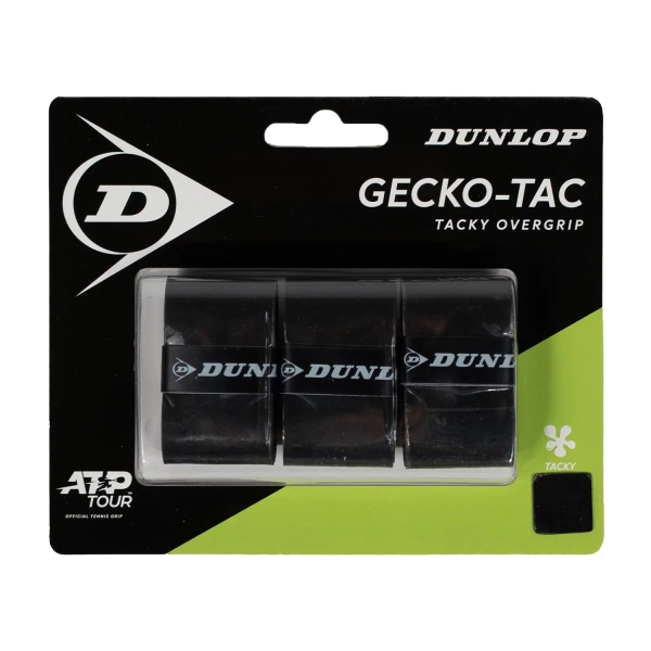 Sobregrip Dunlop GeckoTac Overgrip x 3  Black 10369274