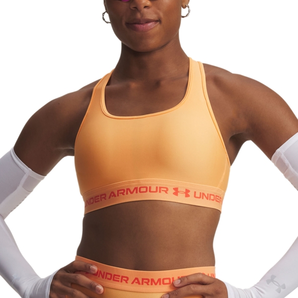 Bra e Intimo Donna Under Armour Crossback Mid Reggiseno Sportivo  Orange Bloc/Venom Red 13610340870