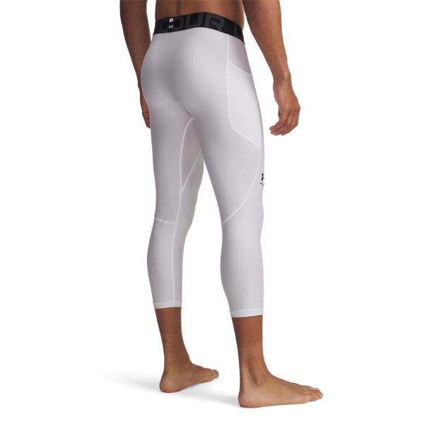 Under Armour HeatGear 3/4 Tights - White/Black