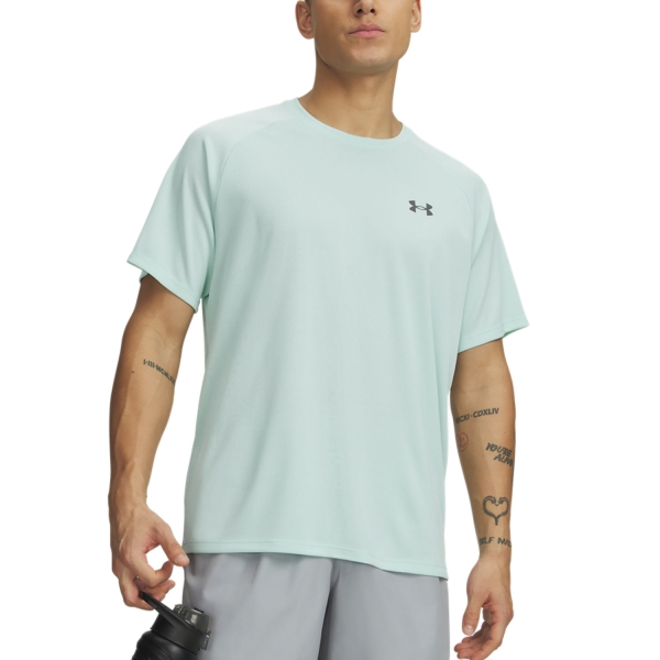Men's Tennis Shirts Under Armour Textured TShirt  Refresh Mint/Castelrock 13827960703