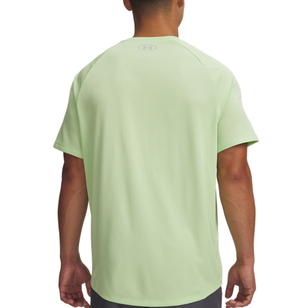 Under Armour Textured Maglietta - Lumos Lime/Mod Gray