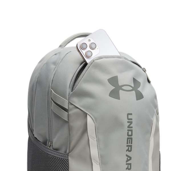 Under Armour Hustle 6.0 Mochila - Titanium/Clay Green