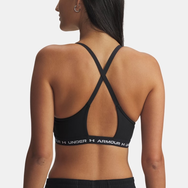 Under Armour Crossback Low Reggiseno Sportivo - Ultimate Black/White