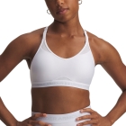 Under Armour Crossback Low Sports Bra - White/Halo Gray