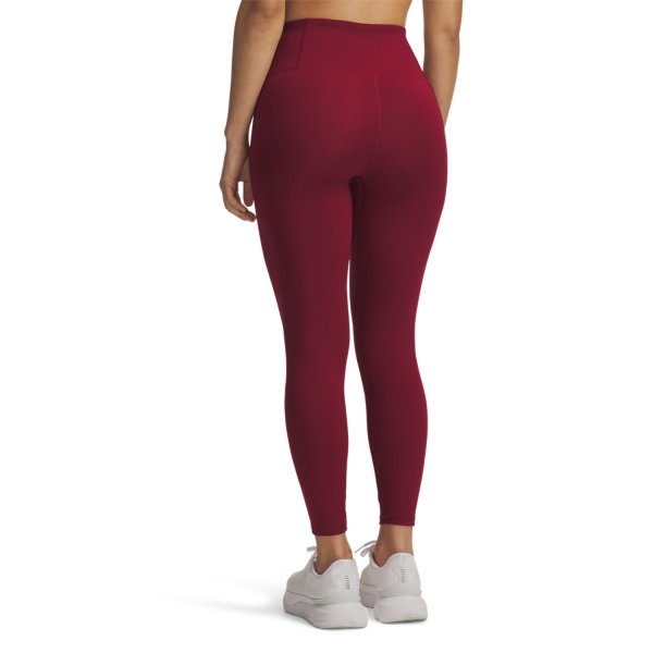 Under Armour Motion Ankle Tights - Cardinal/White