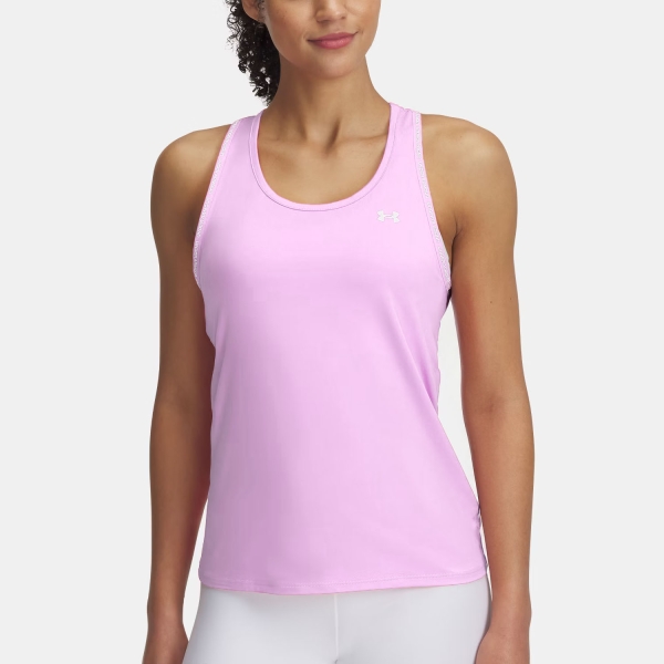 Canotte Tennis Donna Under Armour Tech Knockout Canotta  Pink Dawn/White 13898510669