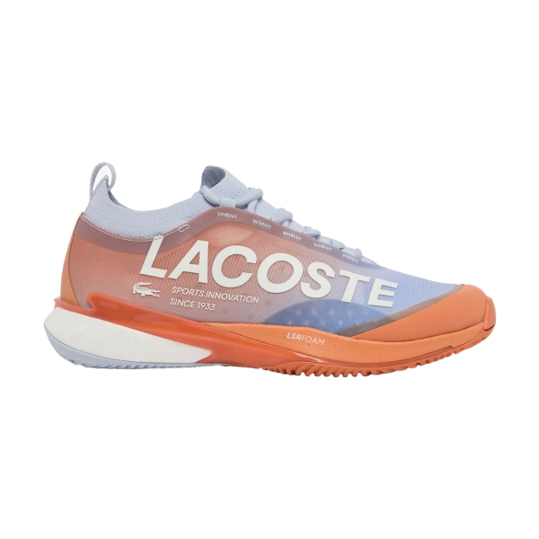 Scarpe Tennis Uomo Lacoste AGLT25 Lite Clay  Light Blue/Orange 51SMA0137AMJ