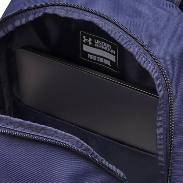 Under Armour Hustle Lite Logo Zaino - Midnight Navy/Steel