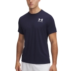 Under Armour HeatGear Fitted T-Shirt - Midnight Navy/White
