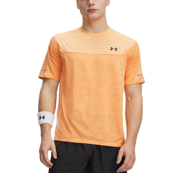 Maglietta Tennis Uomo Under Armour Tech Utility Maglietta  Orange Bloc/Black 60049650870