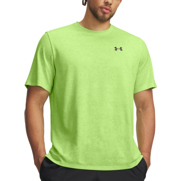 Camisetas de Tenis Hombre Under Armour Tech Novelty Camiseta Fade Green/Black 60059200391
