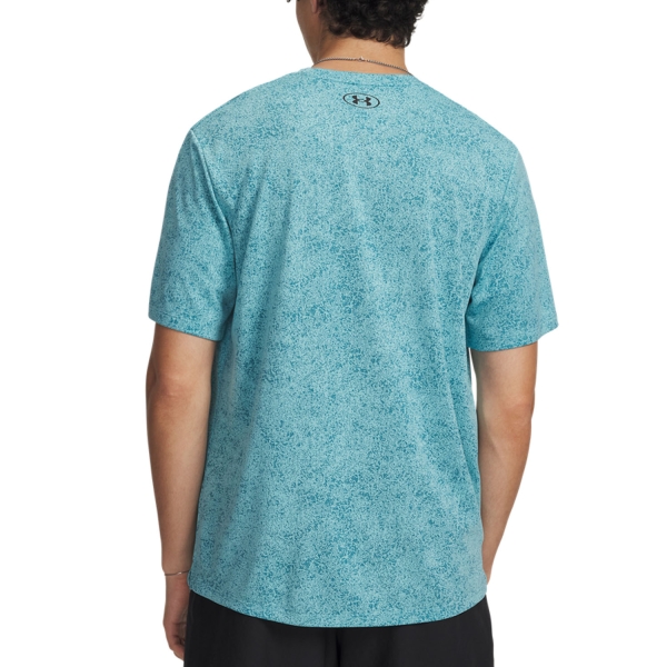 Under Armour Tech Novelty Maglietta - Blue Haze/Black