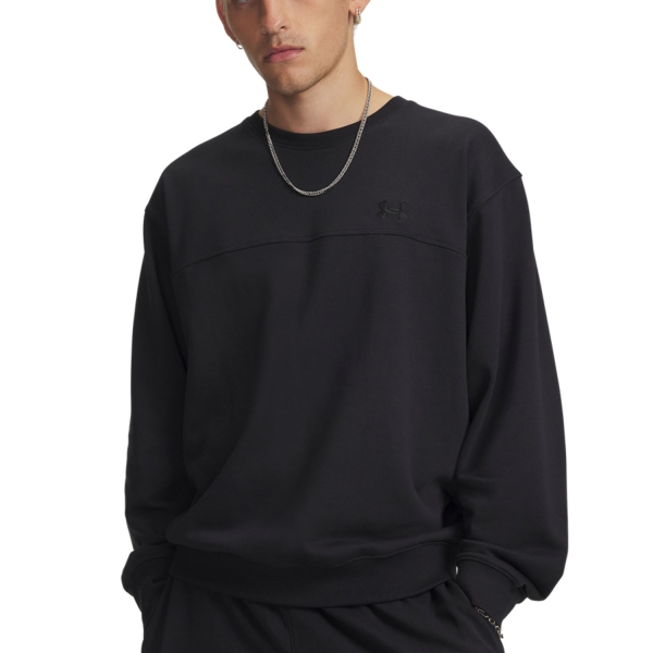 Camisetas y Sudaderas Hombre Under Armour Rival Crew Sudadera  Black 60093470001