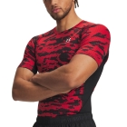 Under Armour HeatGear Printed Maglietta - Black/Red