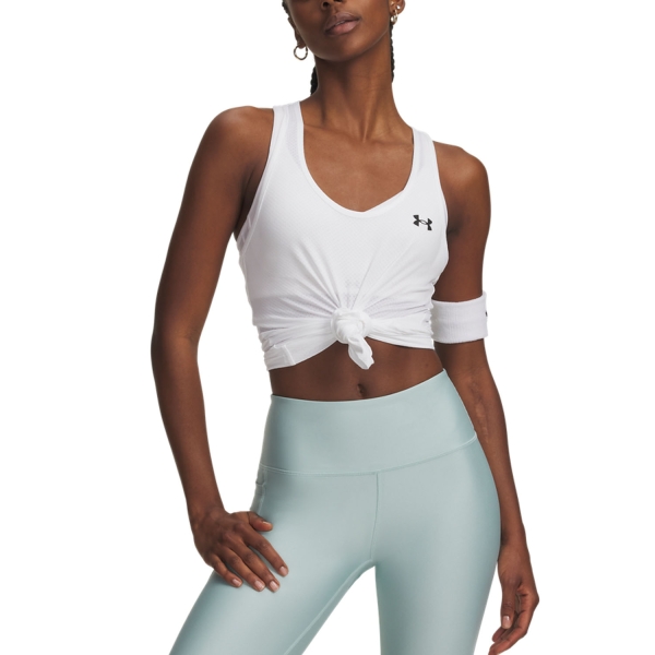 Canotte Tennis Donna Under Armour Tech Mesh Canotta  White/Black 60099890100