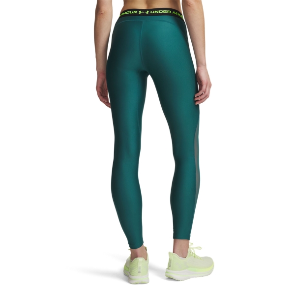Under Armour HeatGear Tights - Rack Green/Hyper Green