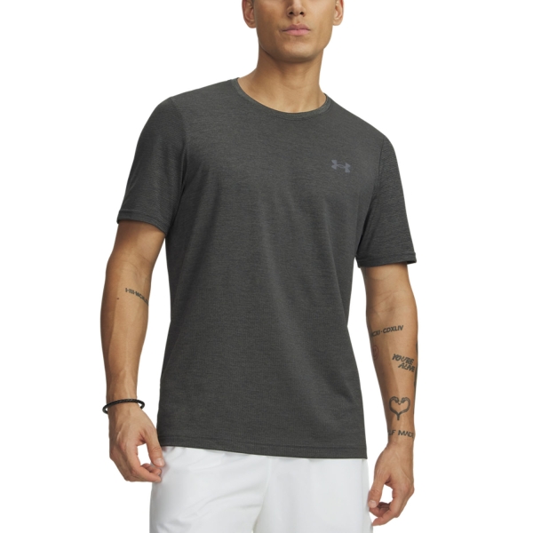 Maglietta Tennis Uomo Under Armour Vanish Elite Maglietta  Ultimate Black/Castlerock 60105910009