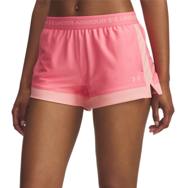 Skirts, Shorts & Skorts Under Armour Tech Play Up Colorblock 3in Shorts  Bittersweet Pink/Posh Pink 60108750600