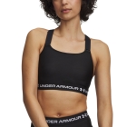 Under Armour HeatGear Crossback High Reggiseno Sportivo - Ultimate Black