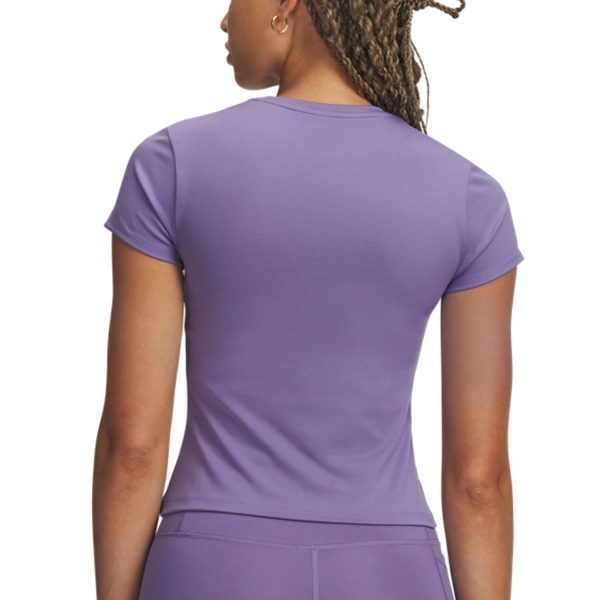 Under Armour Motion Fitted T-Shirt - Purple Luxe/White