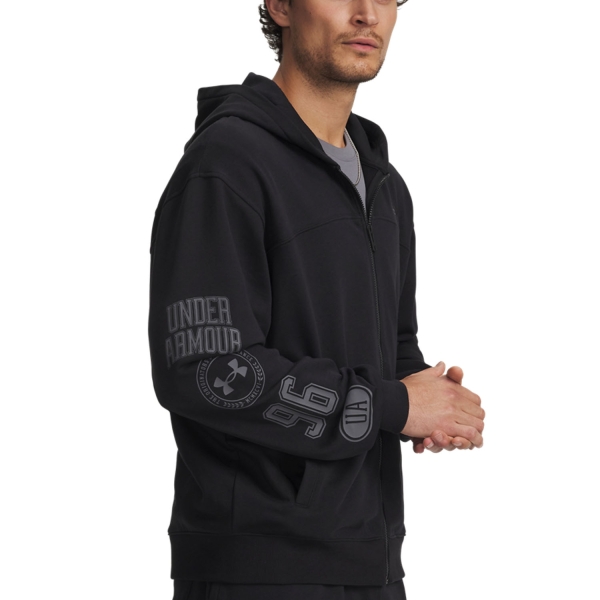 Camisetas y Sudaderas Hombre Under Armour Rival Graphic Sudadera  Black 60146870001