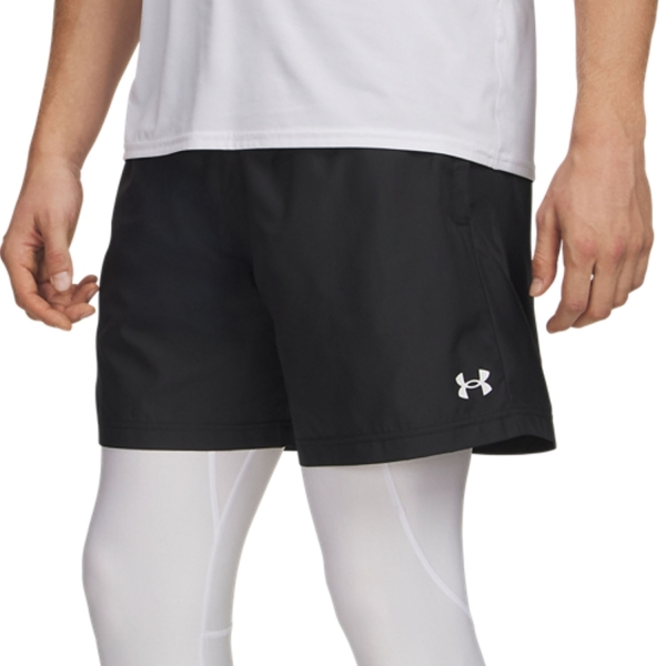 Pantaloncini Tennis Uomo Under Armour Tech Woven 7in Pantaloncini  Black/White 60151160001