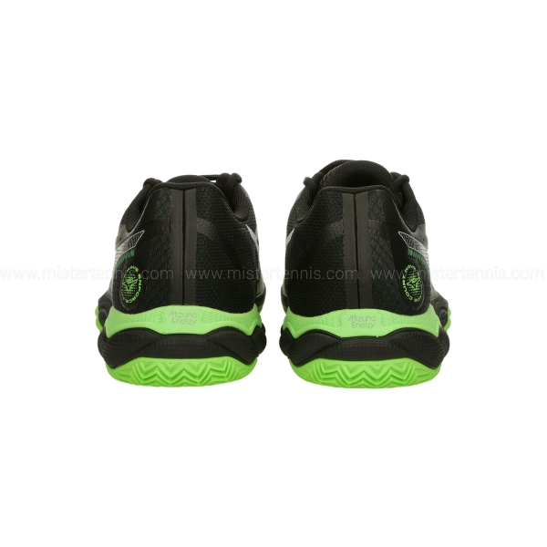 Mizuno Wave Enforce Court Padel - Black/Foliage Green/Glowing Apple