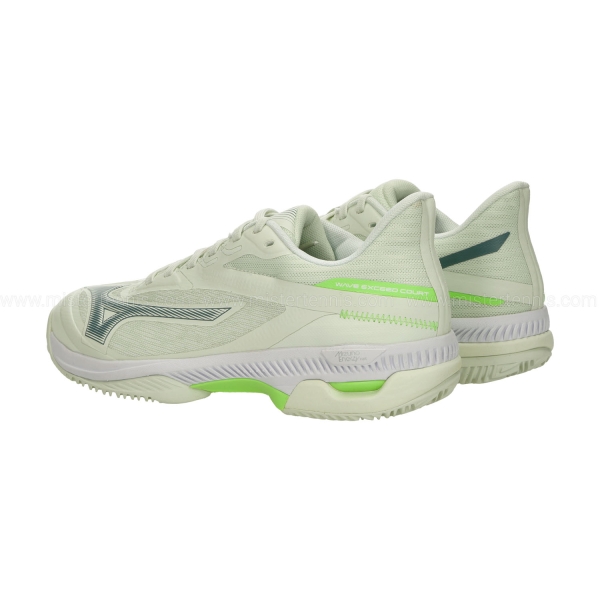 Mizuno Wave Exceed Court Padel - Phantom Green/White/Glowing Apple