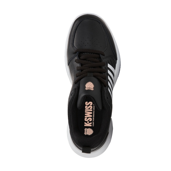 K-Swiss Court Express 2 Clay - Black/White/Peach Parfait