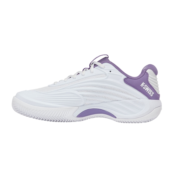 K-Swiss Hypercourt Express 3 Clay - White/Purple Haze/Lunar Rock