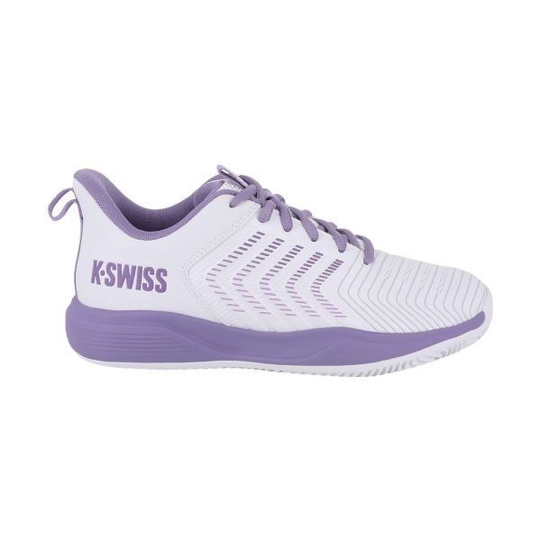 Scarpe Tennis Donna KSwiss Ultrashot Light  White/Purple Haze/Neon Lavender 94767151M