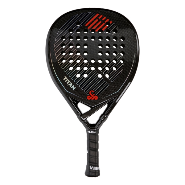 Racchetta Padel Vibor-A ViborA Titan 3K Padel  Black/Red A005780