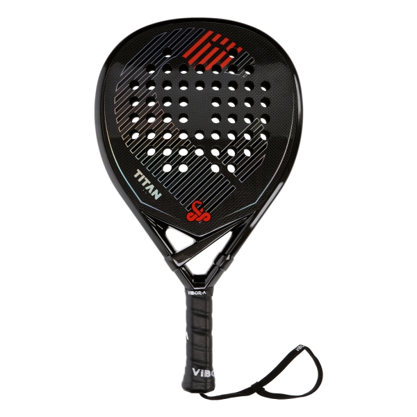 Vibor-A Titan 3K Padel - Black/Red