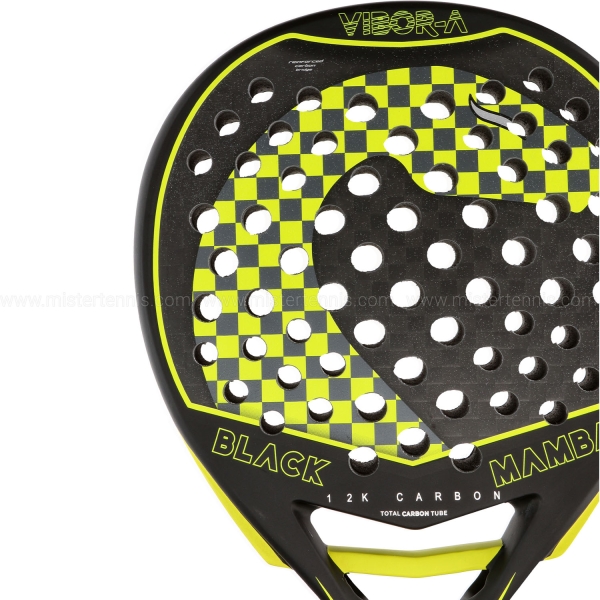 Vibor-A Black Mamba Pro 2.0 Padel - Black/Yellow