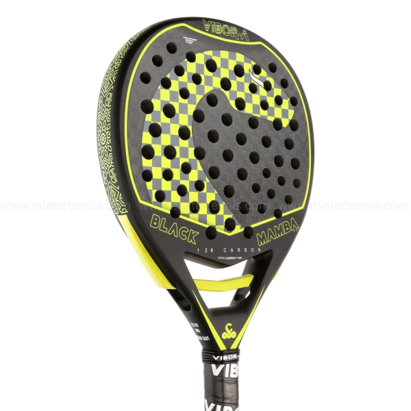 Vibor-A Black Mamba Pro 2.0 Padel - Black/Yellow