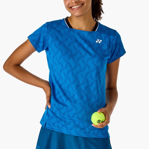 Magliette e Polo Tennis Donna Yonex Melbourne Tournament Pro Maglietta  Blue ABDTY20922BL