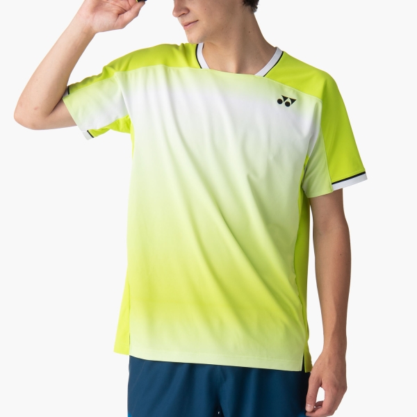 Camisetas de Tenis Hombre Yonex Tournament Crew Camiseta  Fresh Lime ABUPY10704FL